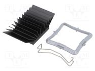 Heatsink: extruded; grilled; BGA; black; L: 32.5mm; W: 32.5mm Advanced Thermal Solutions