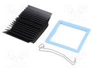 Heatsink: extruded; grilled; BGA; black; L: 45mm; W: 45mm; H: 14.5mm Advanced Thermal Solutions