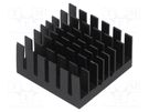 Heatsink: extruded; grilled; BGA; black; L: 30mm; W: 30mm; H: 14.5mm Advanced Thermal Solutions