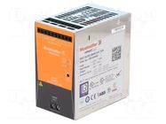 Converter: DC/DC; 480W; Uin: 18÷32VDC; Uout: 24VDC; Iout: 20A; 1.5kV WEIDMÜLLER