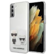 Karl Lagerfeld KLHCS21MCKTR S21+ G996 hardcase Transparent Karl & Choupette, Karl Lagerfeld