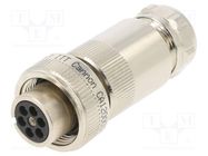 Connector: circular; plug; female; PIN: 7; silver plated; IP65 ITT