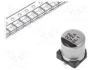 Capacitor: hybrid; 22uF; 35VDC; SMD; ESR: 100mΩ; ZA; ±20%; Ø5x5.8mm PANASONIC