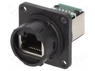 Connector: RJ45; coupler; RJF; PIN: 8; Cat: 5e; unshielded; 8p8c; IP68 AMPHENOL