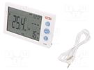 Thermo-hygrometer; LCD; -10÷50°C; 0÷99%RH; Accur: ±1°C; 0.1°C; 1%RH UNI-T
