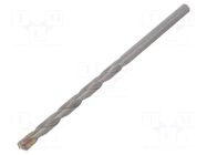 Drill bit; for concrete; Ø: 7mm; Ø: 9/32"; L: 150mm; metal; blister ALPEN-MAYKESTAG