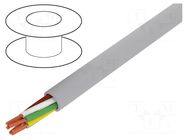 Wire; BiT LiYY; 6x0.5mm2; unshielded; 300V; Cu; stranded; grey BITNER