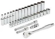 RATCHET & SOCKET SET, 32PC