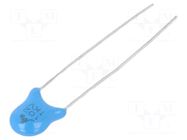 Capacitor: ceramic; 1nF; 1kVDC; Y5P; ±10%; 5mm Jb Capacitors