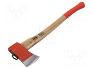 Axe; steel; 650mm; 1.61kg; wood (ash) BAHCO