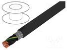 Wire; ÖLFLEX® CLASSIC 115 CY BK; 25G1mm2; PVC; black; 300V,500V LAPP