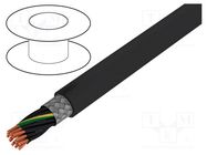 Wire; ÖLFLEX® CLASSIC 115 CY BK; 25G1mm2; PVC; black; 300V,500V LAPP