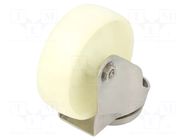 Transport wheel; Ø: 75mm; W: 24mm; H: 101mm; torsional; polyamide RADER