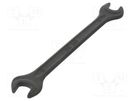 Wrench; spanner; 8mm,10mm; Overall len: 115mm; blackened keys BAHCO