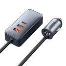 Baseus Share Together car charger 3x USB / USB Type C 120W PPS Quick Charge Power Delivery gray (CCBT-B0G), Baseus