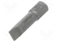 Screwdriver bit; slot; 5,5x1,0mm; Overall len: 25mm; TORSION WERA