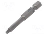 Screwdriver bit; square; RB2; Overall len: 50mm; PROFESSIONAL WIHA