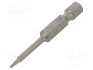 Screwdriver bit; Torx®; TX05; Overall len: 50mm; PROFESSIONAL WIHA