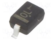 Diode: Zener; 0.5W; 10V; SMD; reel,tape; SOD323; single diode ONSEMI