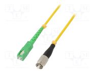 Fiber patch cord; FC/UPC,SC/APC; 50m; Optical fiber: 9/125um QOLTEC
