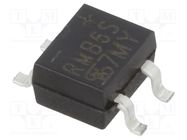 Bridge rectifier: single-phase; Urmax: 600V; If: 0.8A; Ifsm: 30A TAIWAN SEMICONDUCTOR