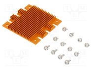 Heatsink: extruded; grilled; BGA; golden; L: 58mm; W: 61mm; H: 6.1mm Advanced Thermal Solutions