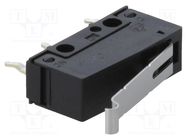 Microswitch SNAP ACTION; 0.1A/125VAC; SPDT; ON-(ON); Pos: 2; IP40 OMRON Electronic Components