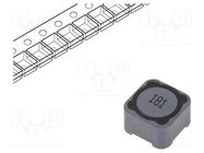 Inductor: wire; SMD; 180uH; 1.3A; 350mΩ; ±20%; 12x12x8mm; -40÷125°C Viking