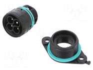 Connector: AC supply; screw terminal; male; TH387; 17.5A; 450V TECHNO