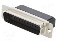 Connector: D-Sub; PIN: 25; plug; male; Type: w/o contacts; CD HIROSE