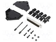 Connector: D-Sub HD; PIN: 62; male; straight; soldering; for cable AMPHENOL COMMUNICATIONS SOLUTIONS