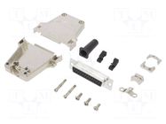 Connector: D-Sub; PIN: 25; female; straight; soldering; for cable AMPHENOL COMMUNICATIONS SOLUTIONS