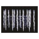 LED Christmas garland – icicles, 12 pcs, 3.6 m, indoor and outdoor, cool white, EMOS