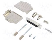 Connector: D-Sub; PIN: 25; female; straight; soldering; for cable AMPHENOL COMMUNICATIONS SOLUTIONS