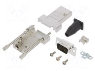 Connector: D-Sub HD; PIN: 15; male; straight; soldering; for cable AMPHENOL COMMUNICATIONS SOLUTIONS