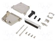 Connector: D-Sub; PIN: 37; male; straight; soldering; for cable AMPHENOL COMMUNICATIONS SOLUTIONS