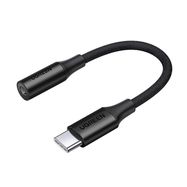 Ugreen Headphone Adapter 3.5mm Mini Jack to USB Type C 10cm Black (AV161 50631), Ugreen