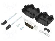 Connector: D-Sub; PIN: 15; male; straight; soldering; for cable AMPHENOL COMMUNICATIONS SOLUTIONS