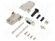 D-Sub HD; PIN: 15; female; straight; soldering; for cable; UNC 4-40 Amphenol Communications Solutions