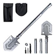 Survival shovel 10-in-1 folding shovel with knife, screwdriver, glass breaker, Hurtel