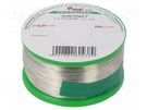 Soldering wire; Sn96,3Ag3,7; 0.25mm; 0.25kg; lead free; reel; 3% CYNEL