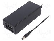 Power supply: switched-mode; 24VDC; 1.5A; Out: 5,5/2,1; 36W; 88.3% ESPE