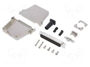 Connector: D-Sub; PIN: 37; male; straight; soldering; for cable AMPHENOL COMMUNICATIONS SOLUTIONS