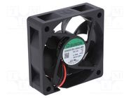 Fan: DC; axial; 12VDC; 60x60x20mm; 28.54m3/h; 22dBA; slide; 3200rpm SUNON