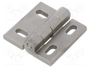 Hinge; Width: 45mm; stainless steel; H: 45mm; adjustable ELESA+GANTER