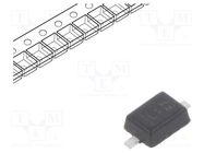 Diode: Zener; 0.4W; 2.7V; SMD; reel,tape; SOD323F; single diode DIODES INCORPORATED