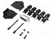 Connector: D-Sub; PIN: 15; female; straight; screw terminal AMPHENOL COMMUNICATIONS SOLUTIONS
