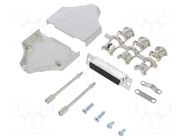 Connector: D-Sub; PIN: 25; female; straight; soldering; for cable AMPHENOL COMMUNICATIONS SOLUTIONS