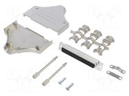 Connector: D-Sub; PIN: 37; female; straight; soldering; for cable AMPHENOL COMMUNICATIONS SOLUTIONS