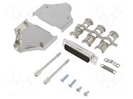 Connector: D-Sub HD; PIN: 44; male; straight; soldering; for cable AMPHENOL COMMUNICATIONS SOLUTIONS